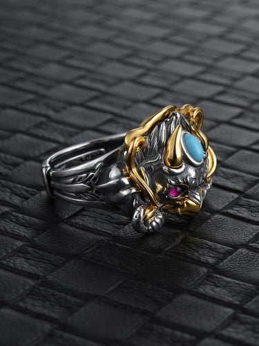 Wings of Power Garuda Sterling Silver Ring