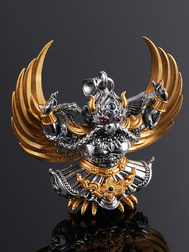 Radiant Sky Garuda Light-Blessing Pendant