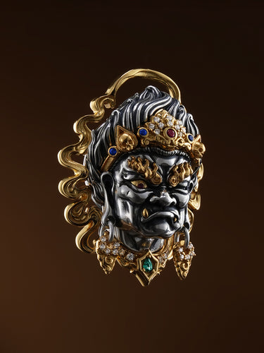 Acala Fearless Guardian Sterling Silver Pendant