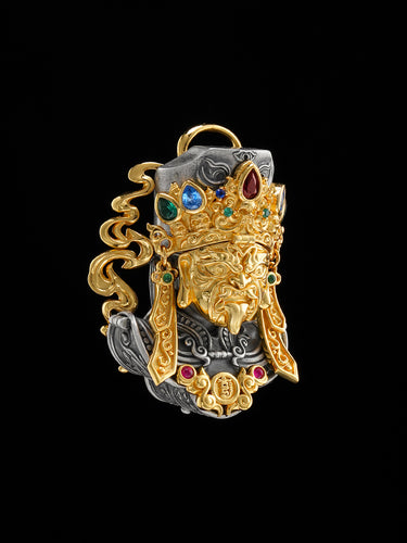 Zakirum Guardian Spirit Sterling Silver Pendant