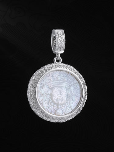 Divine Protector Zakirum Sterling Silver Pendant