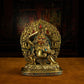 19th Century Yamantaka Tibetan Antique Buddha Statue Bronze Gilt puretibetan