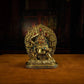 18th Century Yamantaka Tibetan Antique Buddha Statue Bronze Gilt From Tibetan Palace puretibetan