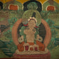 Green Tara Thangka Cotton Fabric Mineral Pigments Superfine Masterpiece puretibetan