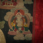 Green Tara Thangka Cotton Fabric Mineral Pigments Superfine Masterpiece puretibetan