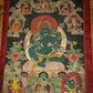 Green Tara Thangka Cotton Fabric Mineral Pigments Superfine Masterpiece puretibetan