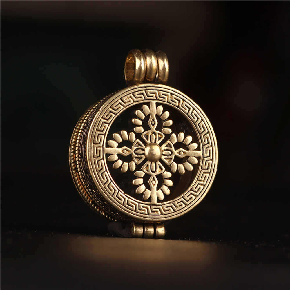 Dual-Sided Vajra Protection Pendant