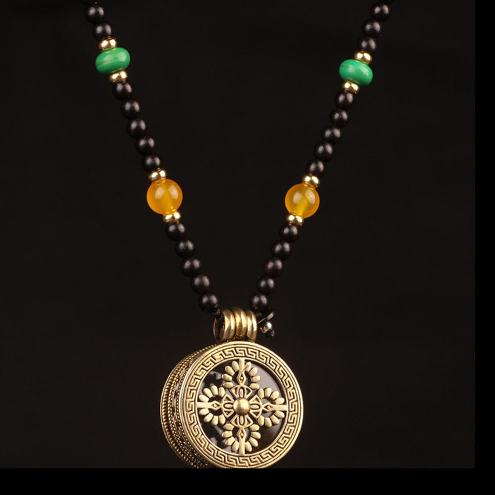 Dual-Sided Vajra Protection Pendant