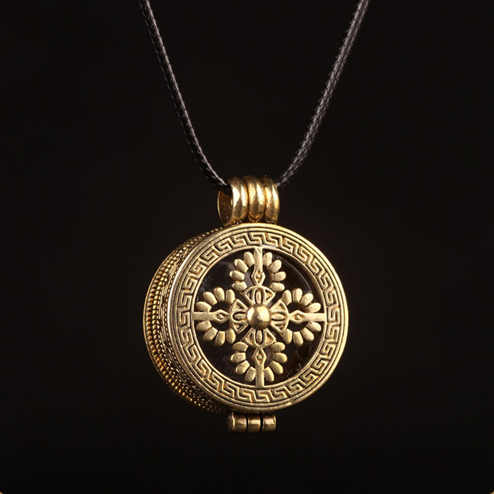 Dual-Sided Vajra Protection Pendant