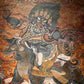 Riding Sheep Guardian Deity Deer Skin Thangka puretibetan