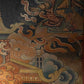 Riding Sheep Guardian Deity Deer Skin Thangka puretibetan