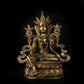 Rare and Important 19th Century Tara Tibetan Antique Buddha Statue Bronze Gilt puretibetan