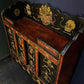 Painted Shmashana Tibetan Main Dharma Cabinet puretibetan