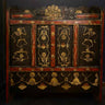 Painted Shmashana Tibetan Main Dharma Cabinet puretibetan