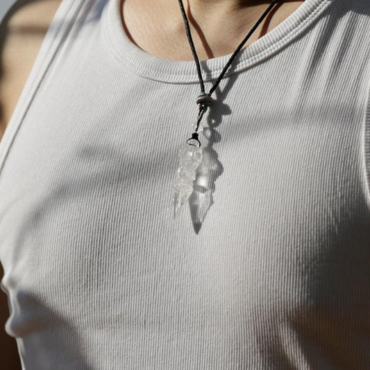 Protective Energy Clear Quartz Pendants