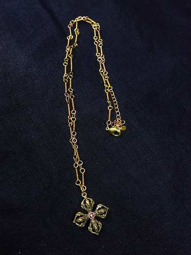 【Unique Item】Cross Vajra Necklace
