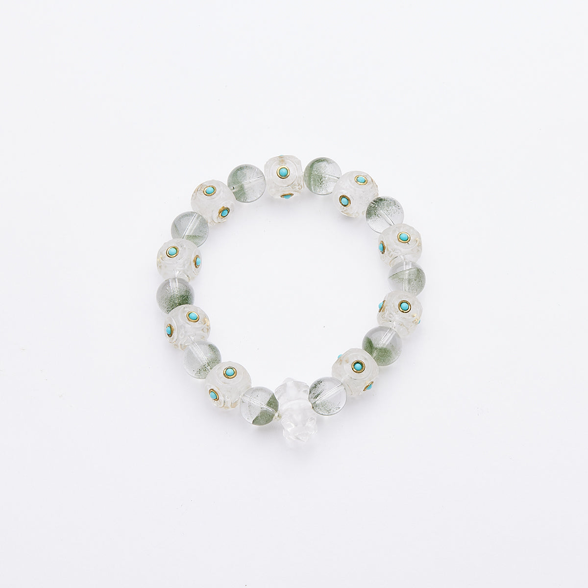 Wealth Energy Green Phantom Quartz Bracelet