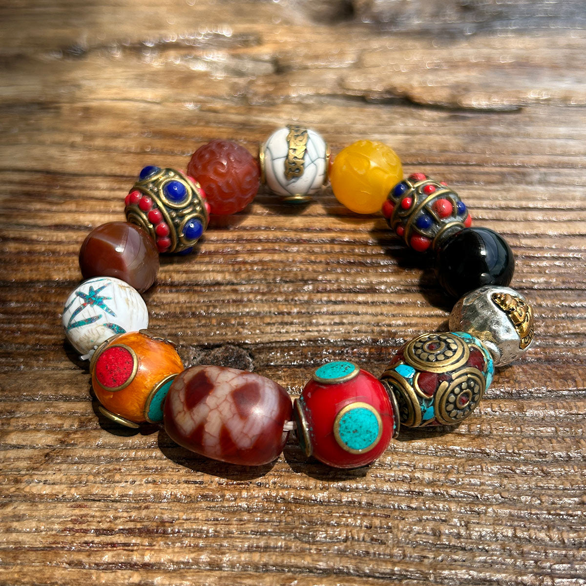 Courage Energy Tibetan Treasures Bracelet