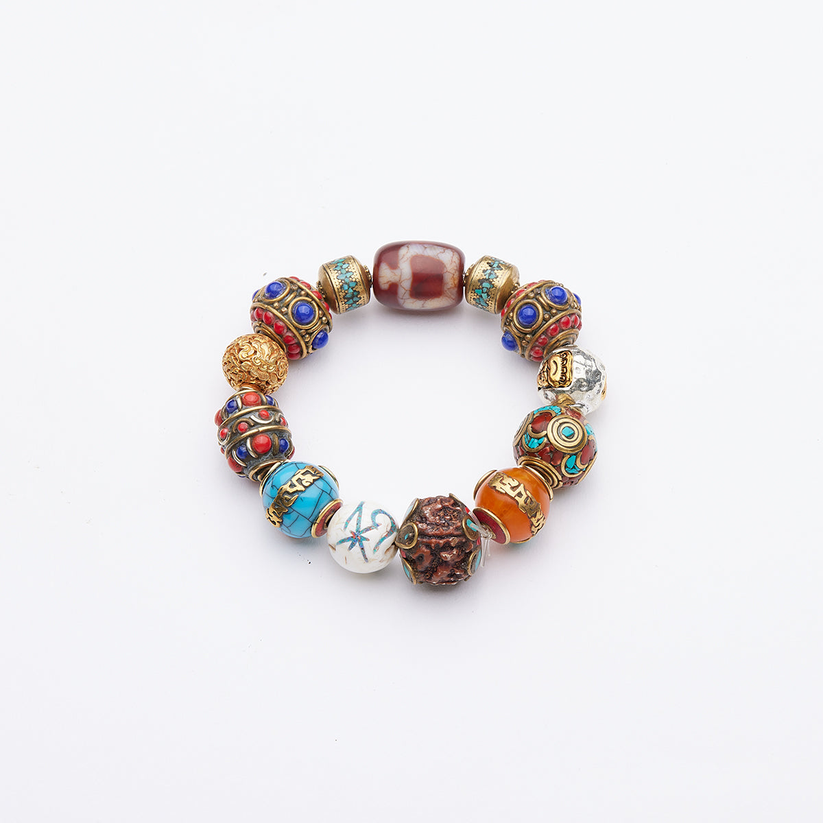 Wealth Energy Tibetan Treasures Bracelet