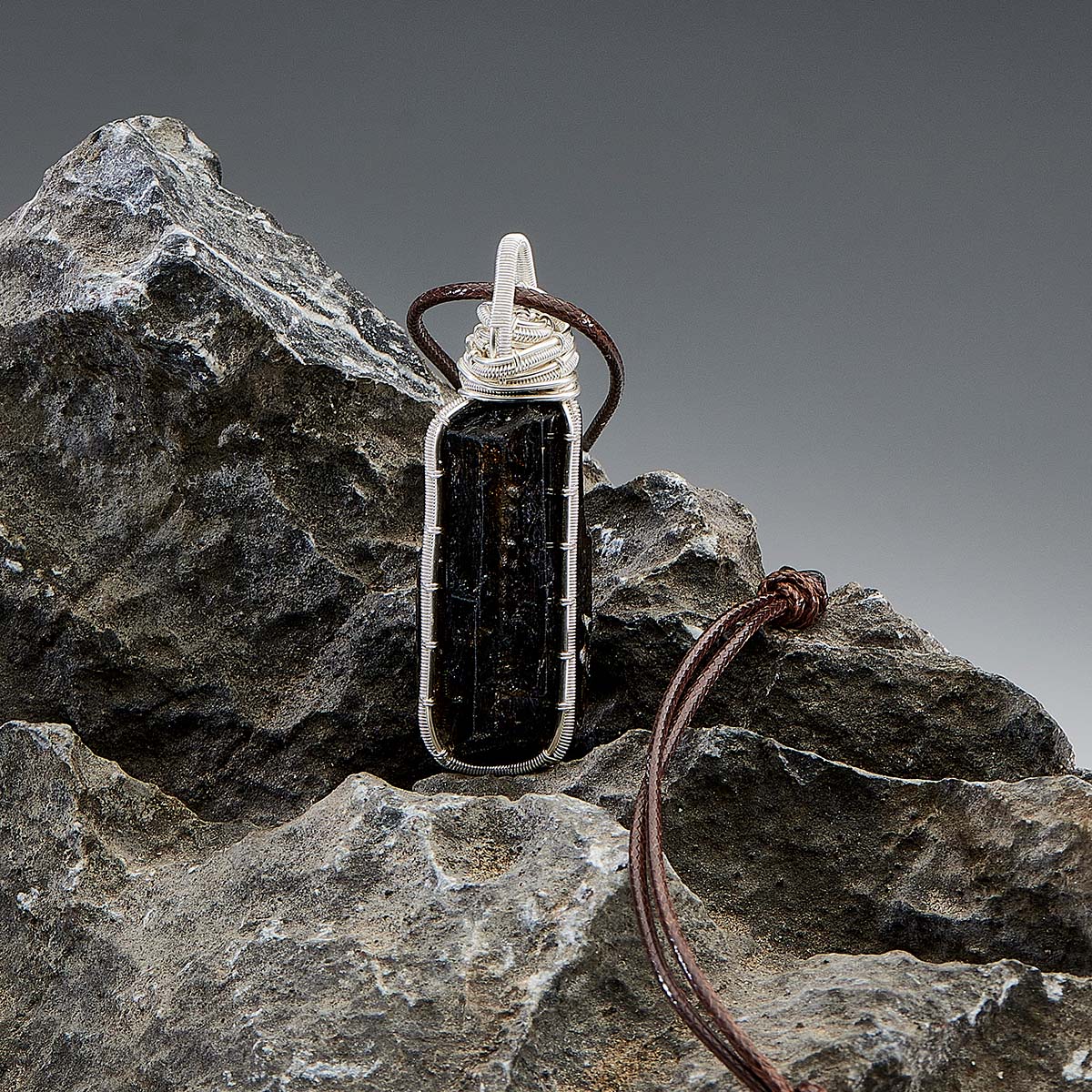 Protective Energy Black Tourmaline Silver Pendants