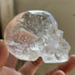 Quartz Crystal Skull Expands Psychic Energy Tibetan White Crystal