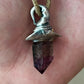 Witch's Magic Hat Amethyst 18K Gold Sterling Silver Pendant