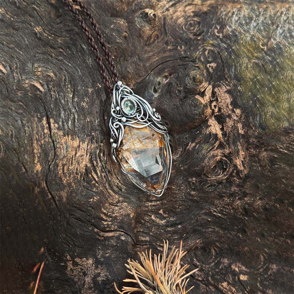 Purity Energy Clear Quartz Silver Necklace