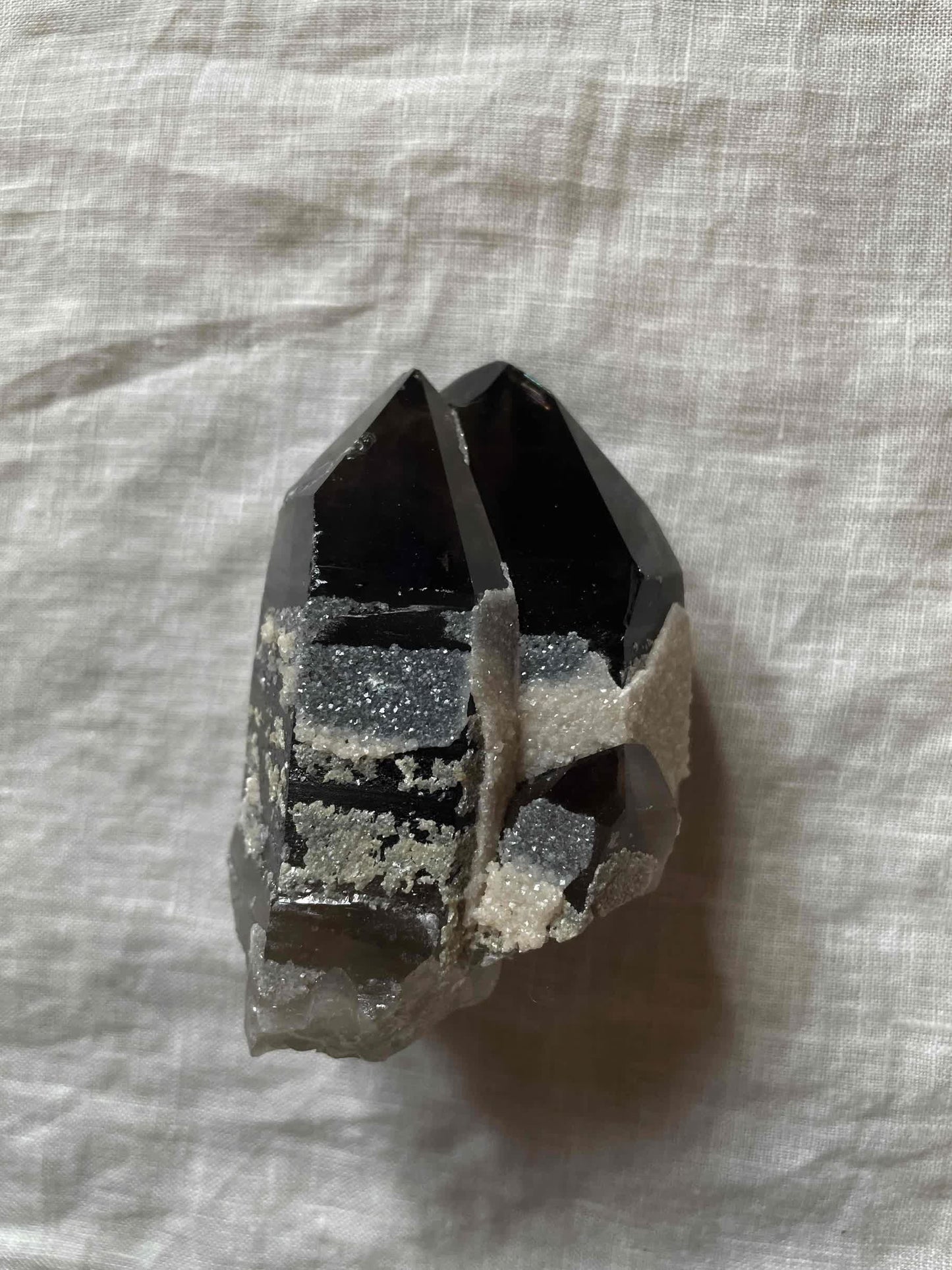 Tibetan Black Quartz Crystal Kailash Energy Purification Protection Healing