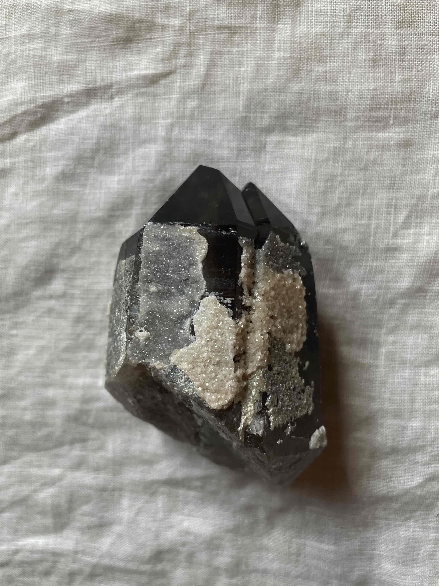 Tibetan Black Quartz Crystal Kailash Energy Purification Protection Healing