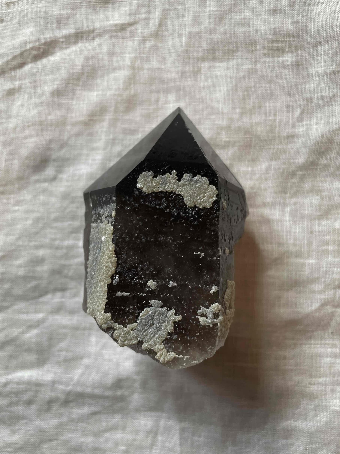 Tibetan Black Quartz Crystal Kailash Energy Purification Protection Healing