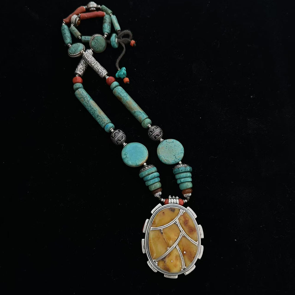 Core Energy Turquoise and Silver Necklace