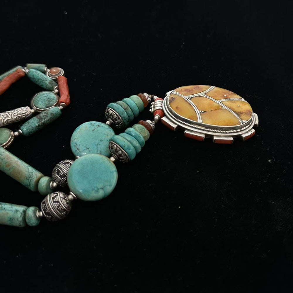 Core Energy Turquoise and Silver Necklace