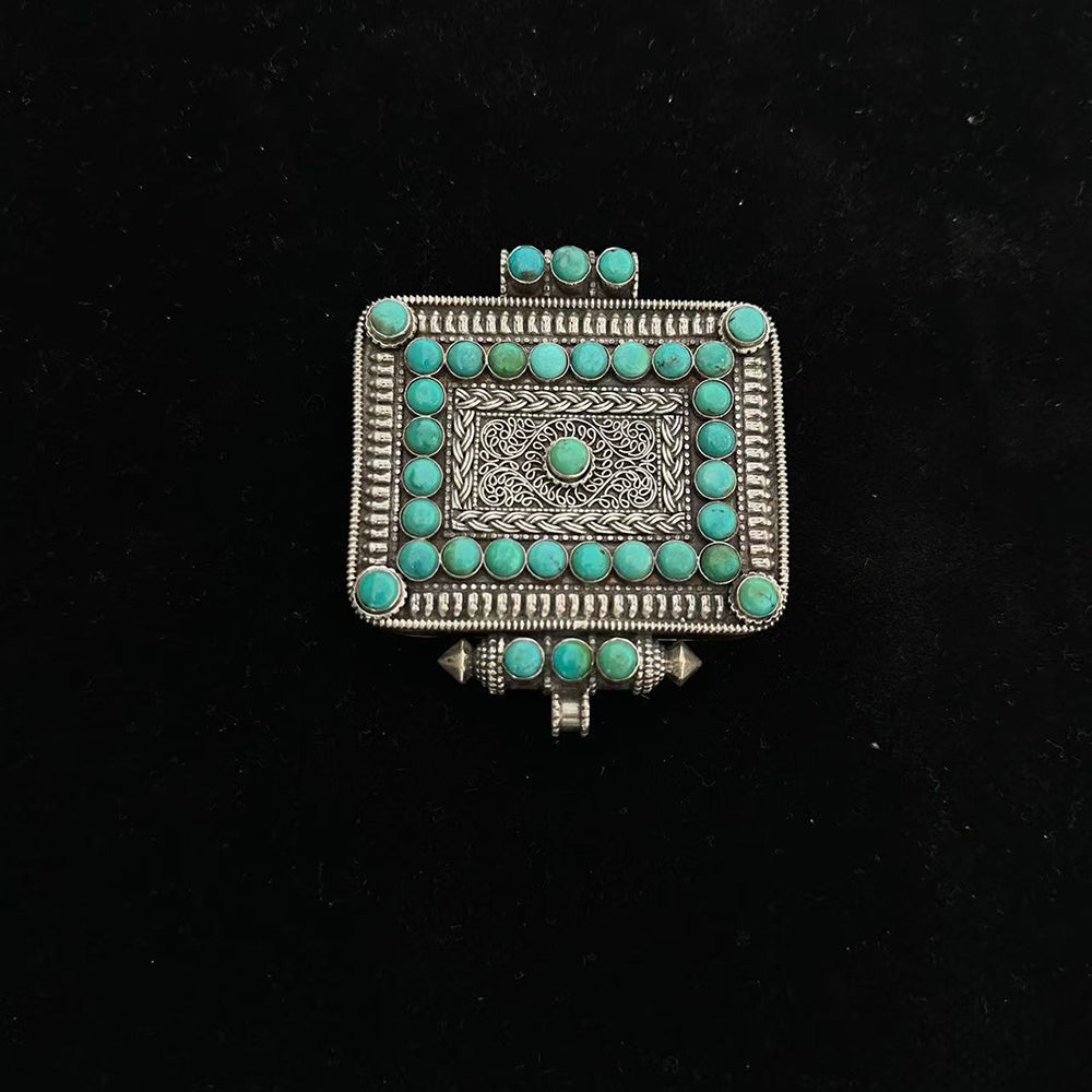 Courageous Spirit Turquoise Ghau Pendant