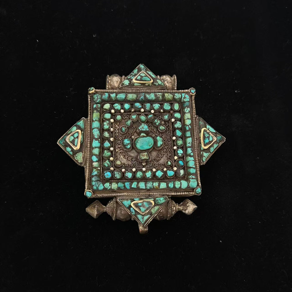 Turquoise Force Ghau Pendant