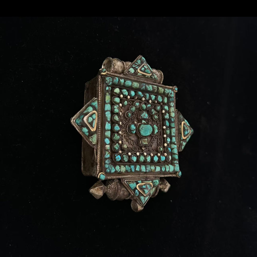 Turquoise Force Ghau Pendant