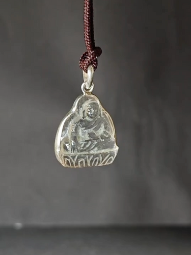 Sacred Clarity Shakyamuni Clear Quartz Pendant