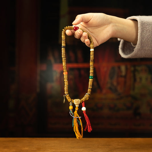 The King of Beads Top Quality Qing Dynasty No Marrow Gabala Rosary Bracelet Eternal Heritage of Temples