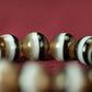 Extremely Rare Three-Color YBhaisajyaguuru Dzi Bead Bracelet with Top Quality