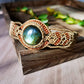 Labradorite Protection Macrame Bracelet – Handcrafted Energy Shield