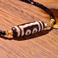 Five-Eye Tibetan Agate Pendant – Protection Talisman with Handcrafted Design