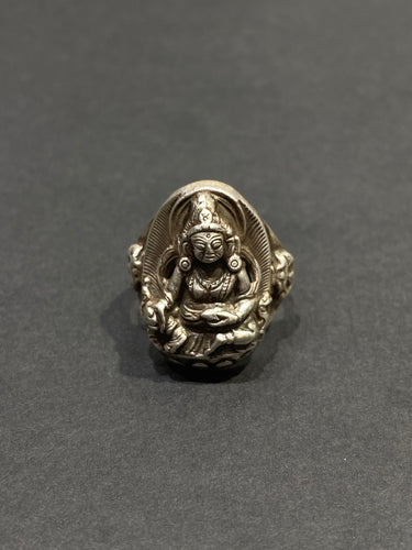 Lion Guardian Ring | Pure Silver Adjustable Ring Symbolizing Courage and Spiritual Protection