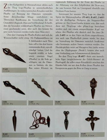 Thokcha Kīla Amulet Necklace – Iron Dagger of Insight