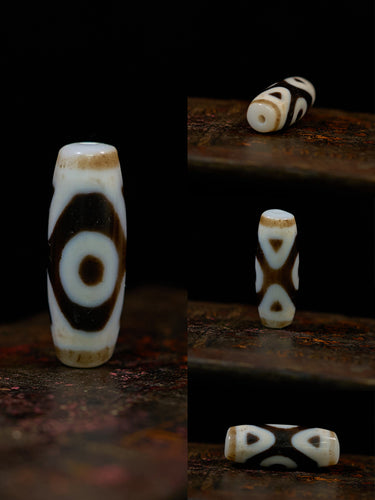 Luminous Focus Single-Eyed Dzi Pendant