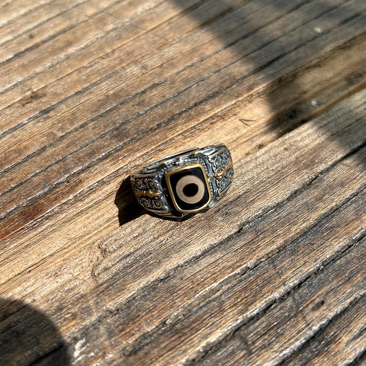 Protective Energy Dzi Tibetan Treasures Rings