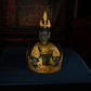 Qing Dynasty   Giant Padmasambhava Hat Tibetan Dharma Instrument Gilt Samye Monastery