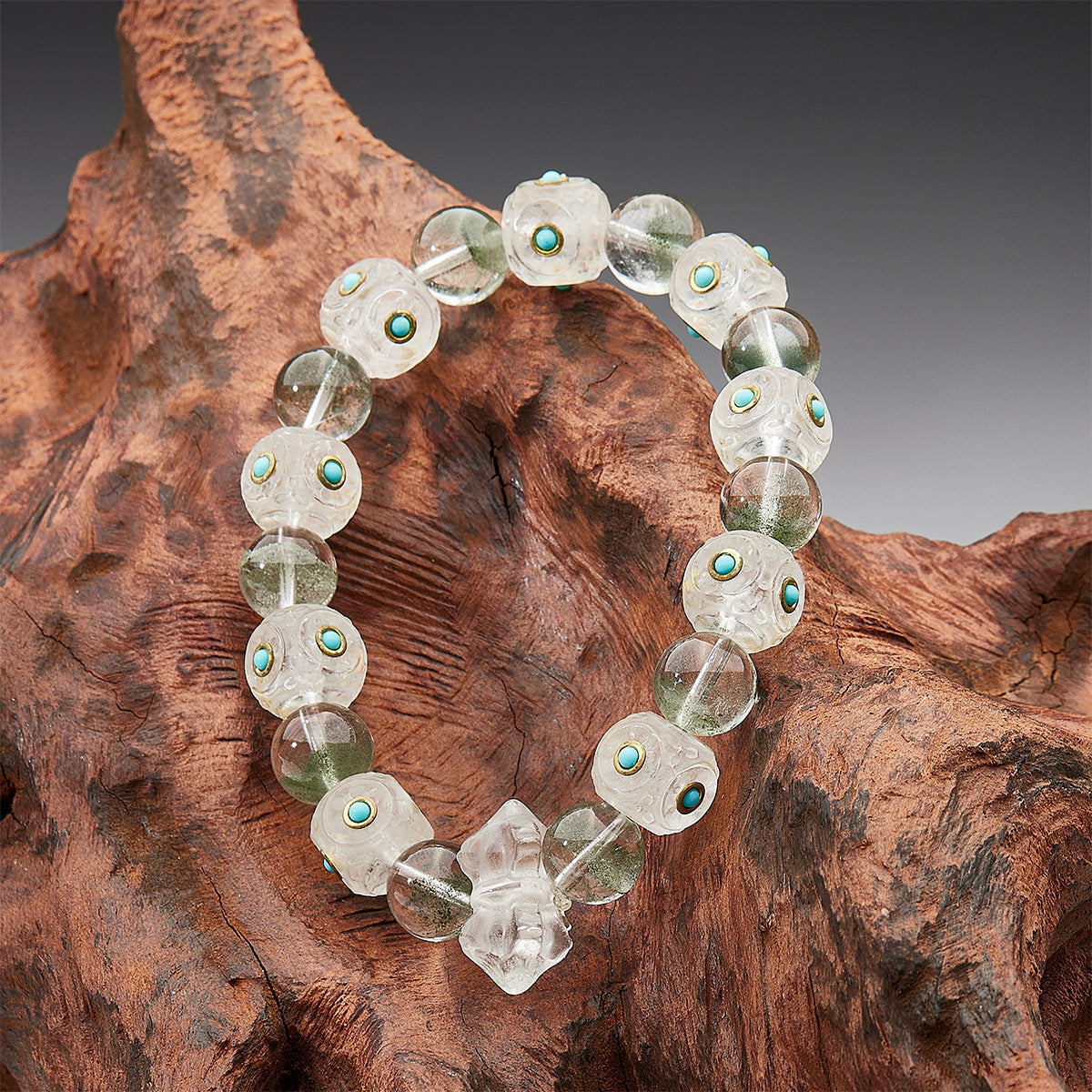 Wealth Energy Green Phantom Quartz Bracelet