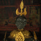 Qing Dynasty   Giant Padmasambhava Hat Tibetan Dharma Instrument Gilt Samye Monastery