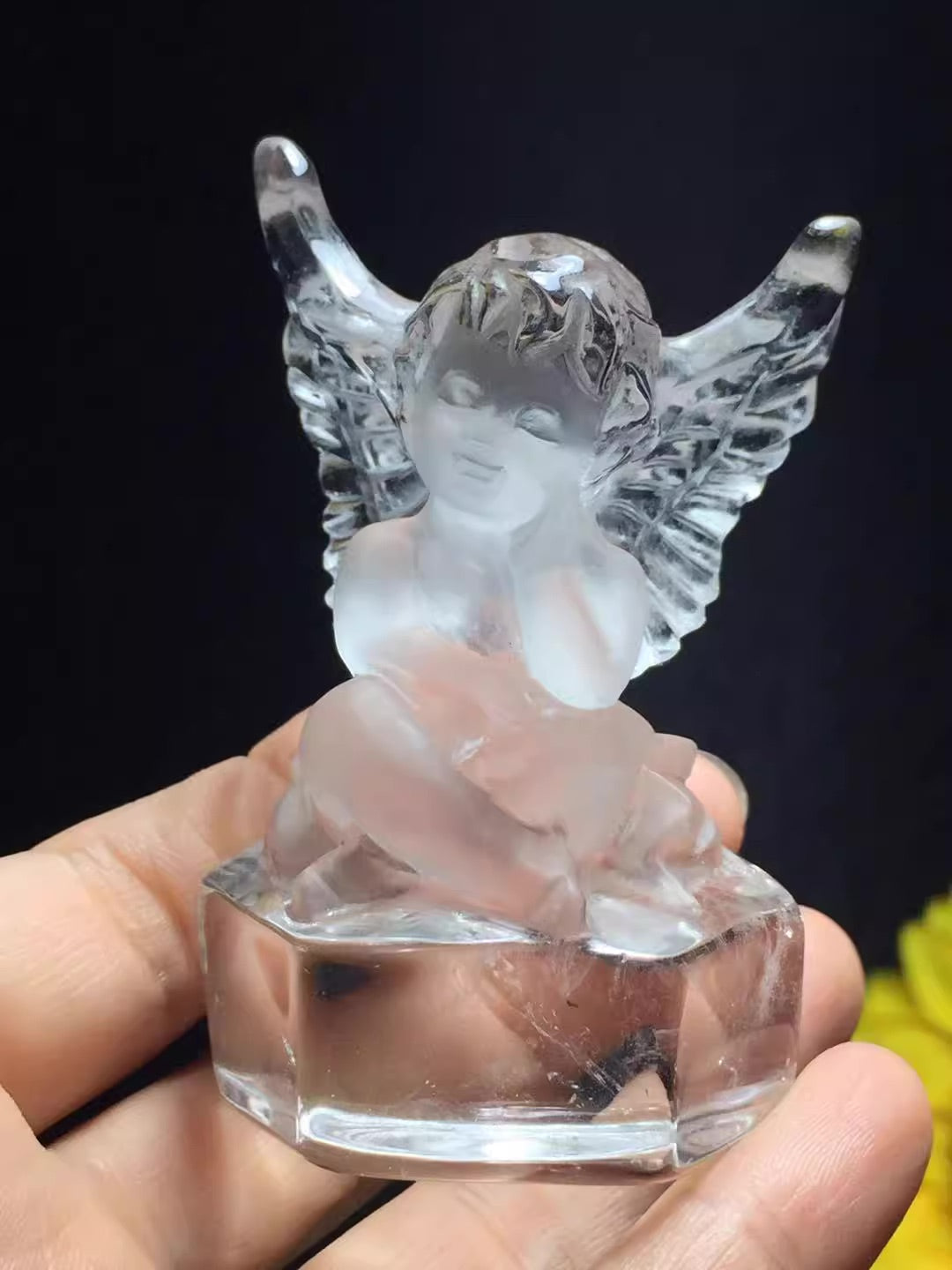 Cupid Manifest Love Tibetan Quartz Crystal Kailash Energy Protection Healing