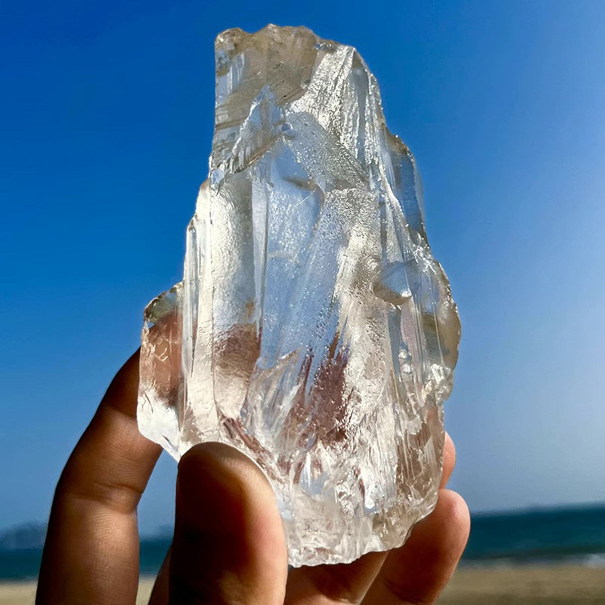 Tibet Angel Quartz Crystal Energy Nirvana Quartz Crystal White Quartz Crystal Himalayan Meditation Raw Stone