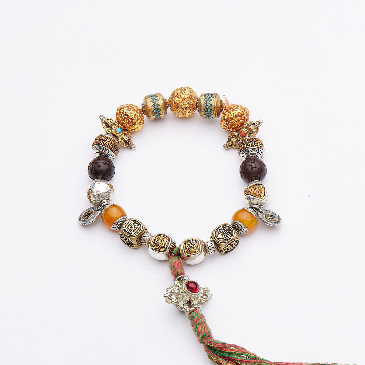 Wealth Energy Tibetan Treasures Bracelet